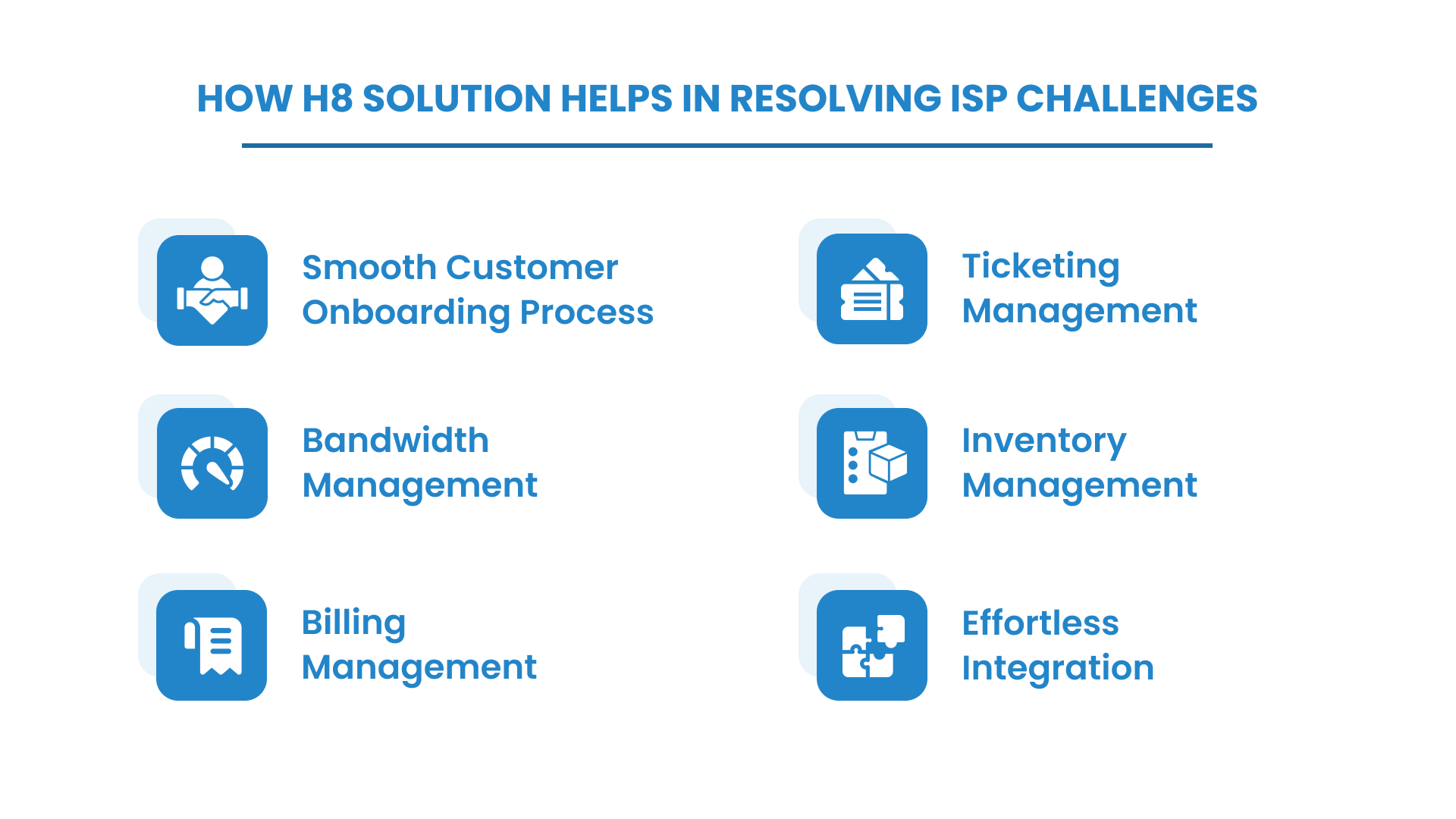 How H8 Solution Helps in Resolving ISP Challenges